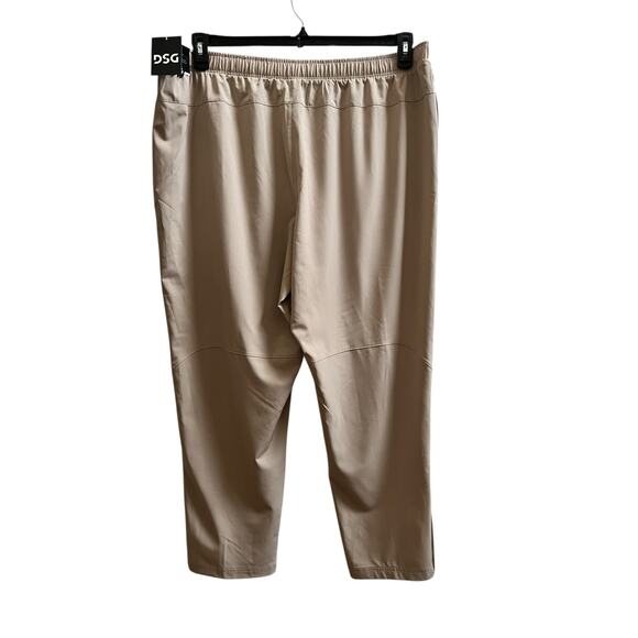 DSG Men’s Khaki Agility Straight Fit Active Elastic Inner Drawstring Pant XXL - Picture 3 of 14